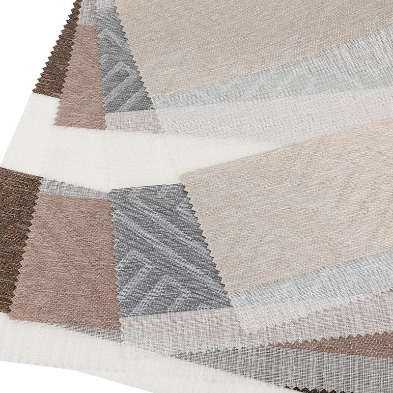 GD10 Çift Katmanlı Işık İletim Yarı Karartma Zebra Perde Kumaşı