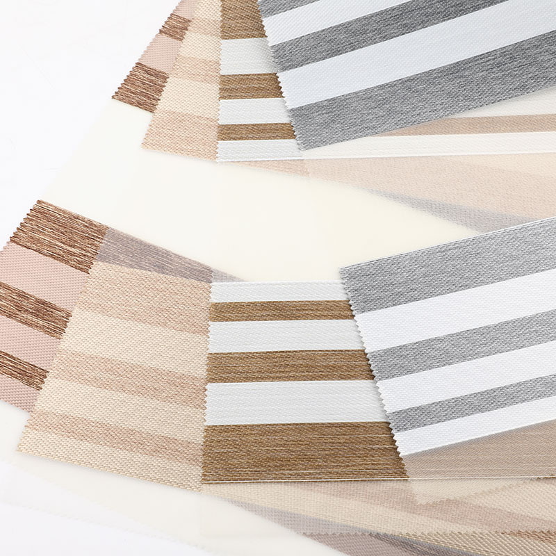 YX06 Kontrol Odası Işık Miktarı Yarı Karartma Zebra Perde Kumaşı